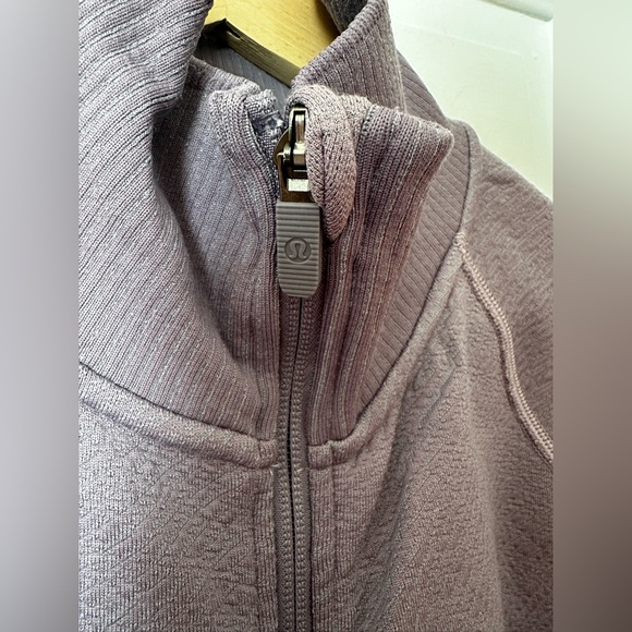 Lululemon End State Full Zip Jacket Dusky Lavendar Sz 10 - Picture 8 of 12
